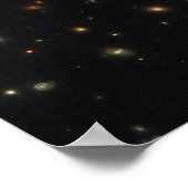 巨大な日が差すことクラスタ内の銀河系アーク ポスター (角)