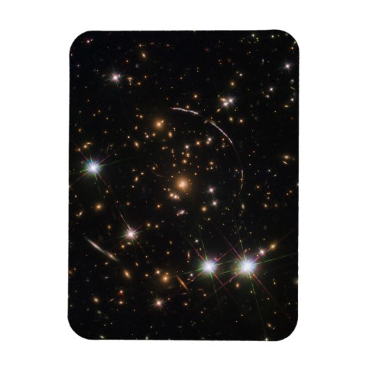 巨大な日が差すことクラスタ内の銀河系アーク マグネット (縦)