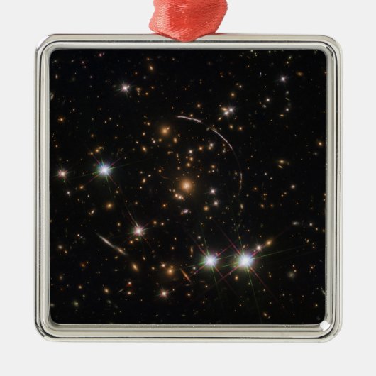 巨大な日が差すことクラスタ内の銀河系アーク メタルオーナメント (正面)