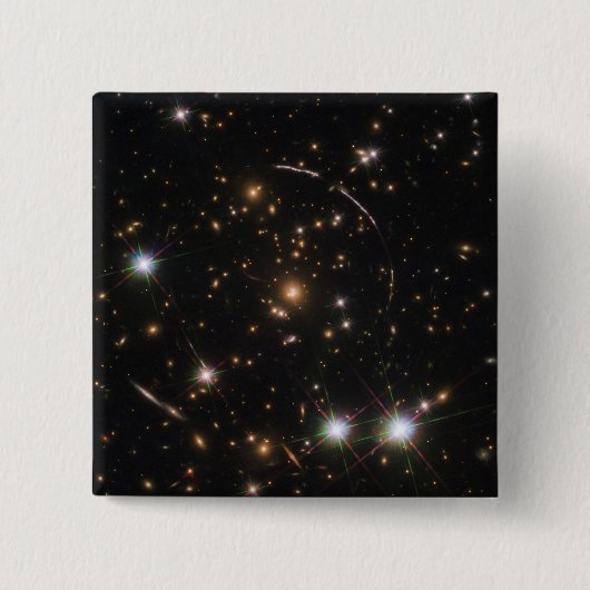 巨大な日が差すことクラスタ内の銀河系アーク 缶バッジ (正面)