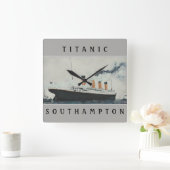 巨大な時計 スクエア壁時計 (ホーム)