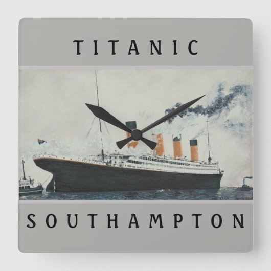 巨大な時計 スクエア壁時計 (正面)