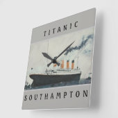 巨大な時計 スクエア壁時計 (傾斜)