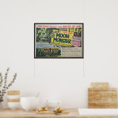 巨大な月のモンスター広告 ポスター (キッチン)