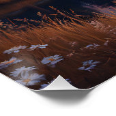 巨大な月：夜反射 ポスター (コーナー)