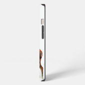 巨大な枝角の雄鹿 iPhoneケース (左側面)