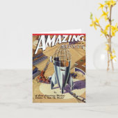 巨大な機械映画の挨拶またはメッセージカード カード (黄色い花)