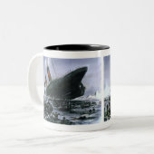 巨大な沈降RMS ツートーンマグカップ (正面左)