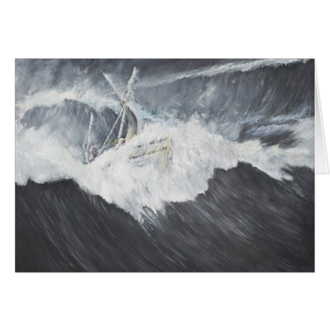 巨大な波 (正面横)