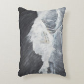 巨大な波 アクセントクッション (正面(垂直))