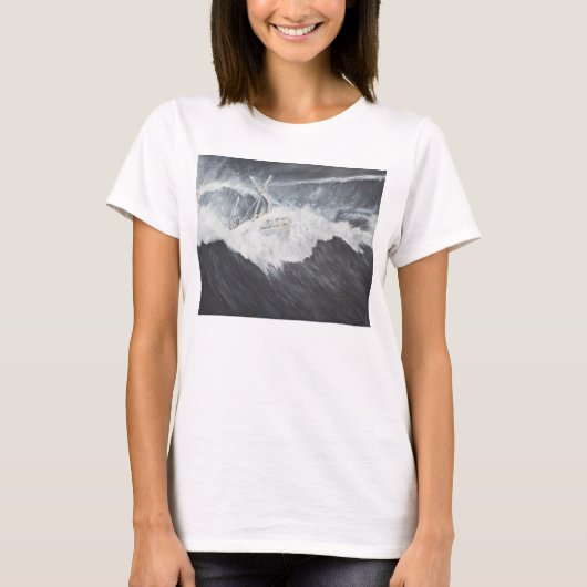 巨大な波 Tシャツ (正面)