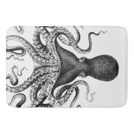巨大な海のイカ バスマット