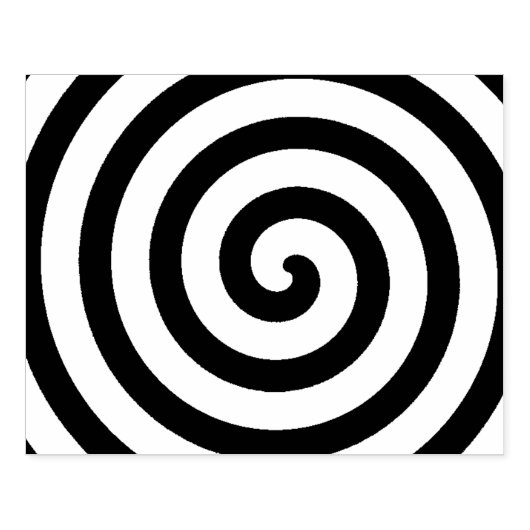 巨大な渦巻き旋回スパイラル ラバースタンプ (インプリント)