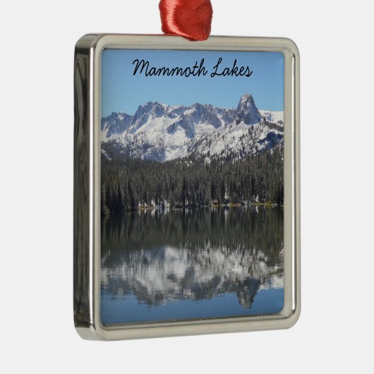 巨大な湖、カリフォルニア メタルオーナメント (右)