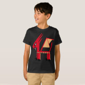 巨大な牙を持つ竜 Tシャツ (正面フル)
