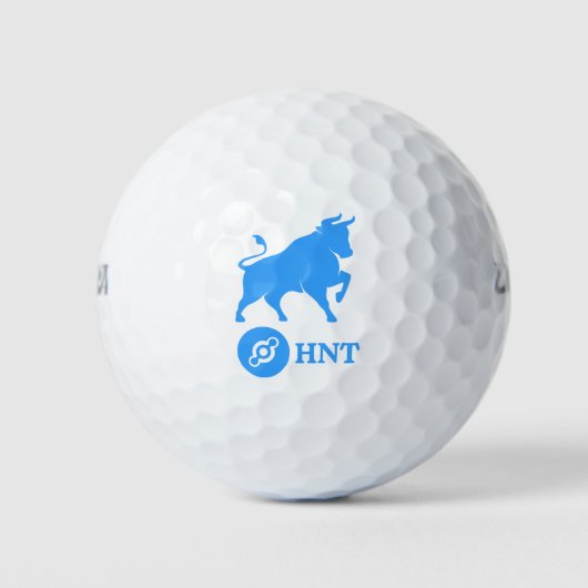 巨大な牛のヘリ走ウム- Helium HNT ゴルフボール (正面)