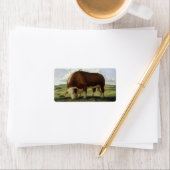 巨大な牛 ラベル (インサイチュ)