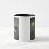 巨大な物体の衝突宇宙 マグカップ (中央)