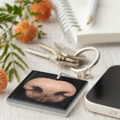 巨大な犬鼻 キーホルダー (正面右)