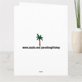 巨大な猫のハグ バレンタインデーのカード カード (裏面)