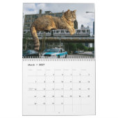 巨大な猫は包囲の下にシカゴを置きました! カレンダー (3月 2027)