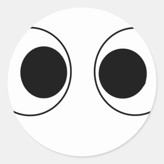 巨大な目 ラウンドシール (正面)