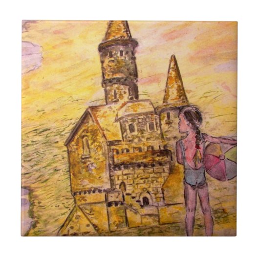 巨大な砂城芸術 タイル (正面)