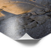 巨大な神々の頭の像を守る フォトプリント            (角)