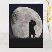 巨大な私はロマンチックなカードを愛している カード (黄色い花)