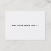 巨大な紅海ウニのペア – 名刺 (裏面)