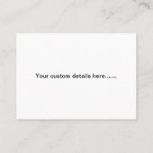 巨大な紅海ウニのペア – 名刺 (裏面)