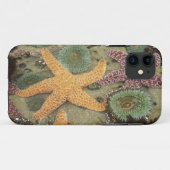 巨大な緑のイソギンチャクとオークルヒトデ Case-Mate iPhoneケース (裏面(横))
