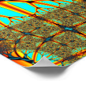 巨大な翼を持つ黄色いアリ ポスター (角)