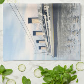 巨大な船- 3Dは描写します キッチンタオル (折り畳み)