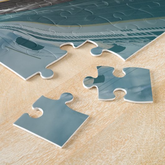 巨大な船- 3Dは描写します ジグソーパズル (側面)