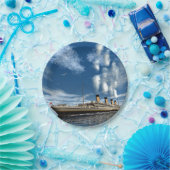 巨大な船- 3Dは描写します ペーパープレート (パーティー)