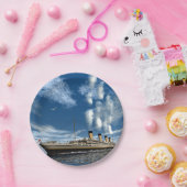 巨大な船- 3Dは描写します ペーパープレート (パーティー)