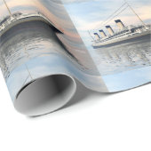 巨大な船- 3Dは描写します ラッピングペーパー (ロールコーナー)