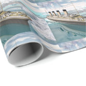 巨大な船- 3Dは描写します ラッピングペーパー (ロールコーナー)
