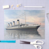 巨大な船- 3Dは描写します 薄葉紙 (クラフト)