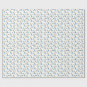 巨大な花を持つドリームガール「ドリームビッグ」 ラッピングペーパー (フラット)