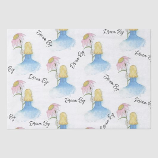 巨大な花を持つドリームガール「ドリームビッグ」 薄葉紙 (正面)