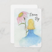 巨大な花を持つ夢の少女 エンクロージャーカード (正面/裏面)