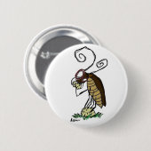 巨大な虫ボタン 缶バッジ (正面&裏面)