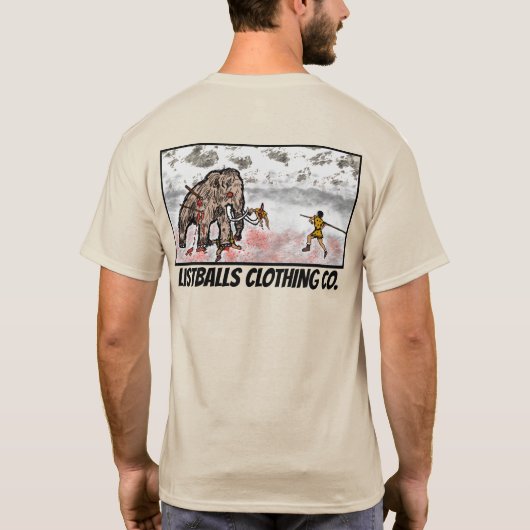 巨大な血液 Tシャツ (裏面)