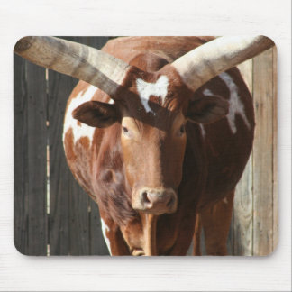 巨大な角のマウスパッドのAnkole-Watusiの雄牛 マウスパッド