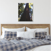 巨大な赤森 キャンバスプリント (インサイチュ (寝室))