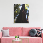 巨大な赤森 キャンバスプリント (インサイチュ (リビング))