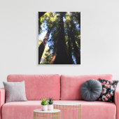 巨大な赤森 キャンバスプリント (インサイチュ (リビング))