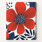 巨大な赤花 ノートブック (裏面)